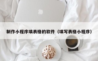 恩施制作小程序填表格的软件（填写表格小程序）